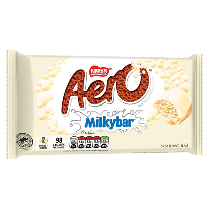 Milkybar White Chocolate 145g by AERO at The British Vault