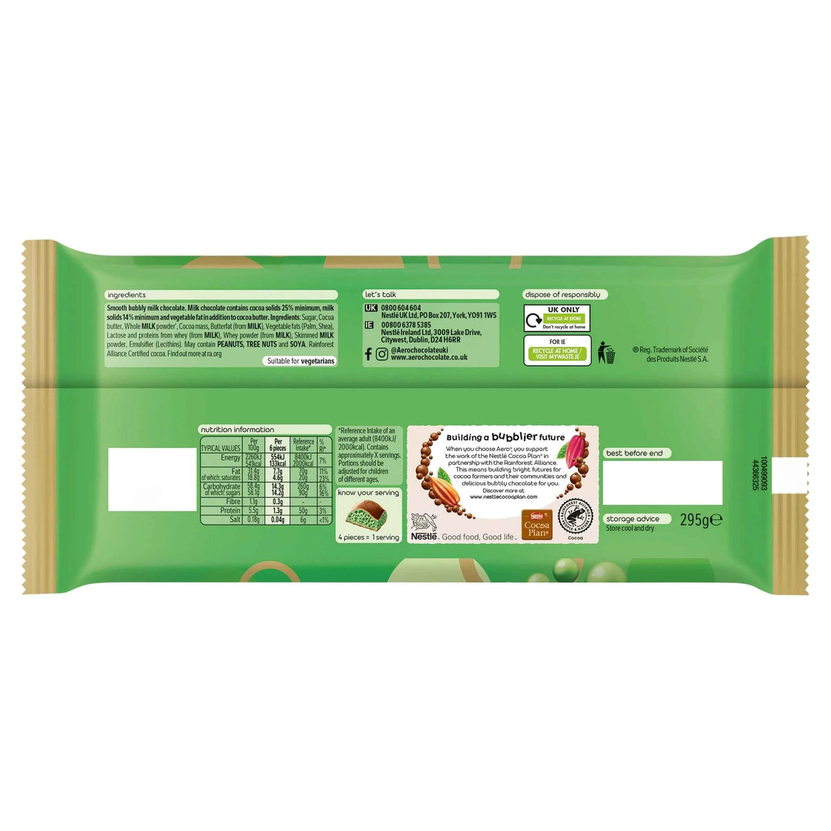 Peppermint Bar 295g by AERO