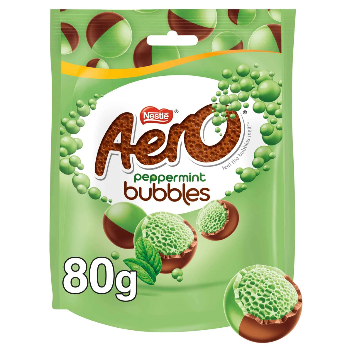 Peppermint Milk Chocolate Bubbles 80g by AERO