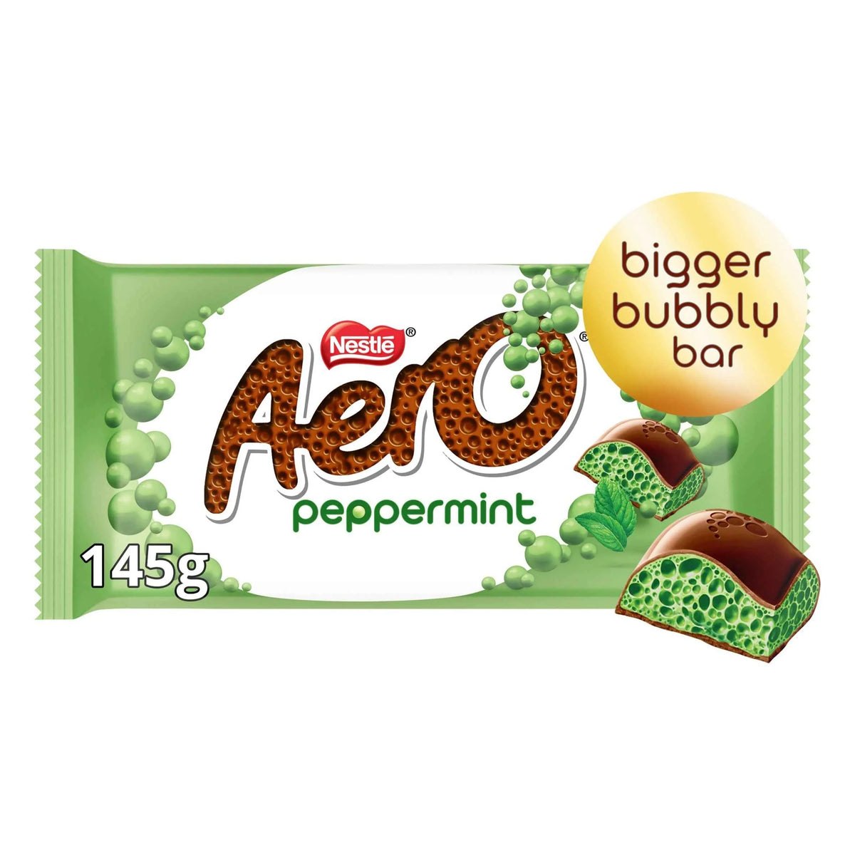 Shaero Milk Chocolate Peppermint Bar 145g by AERO