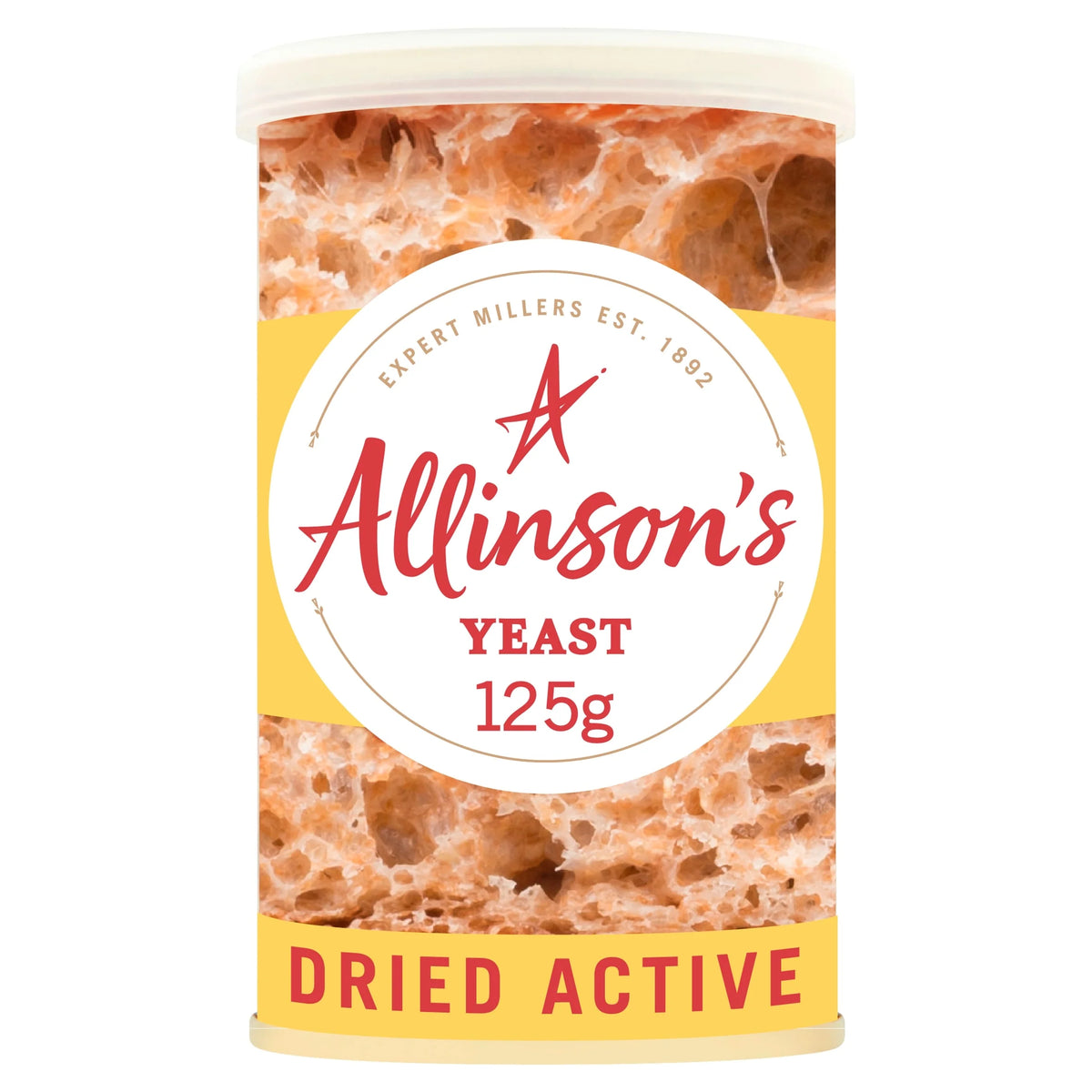 's Dried Active Yeast 125g by ALLINSON