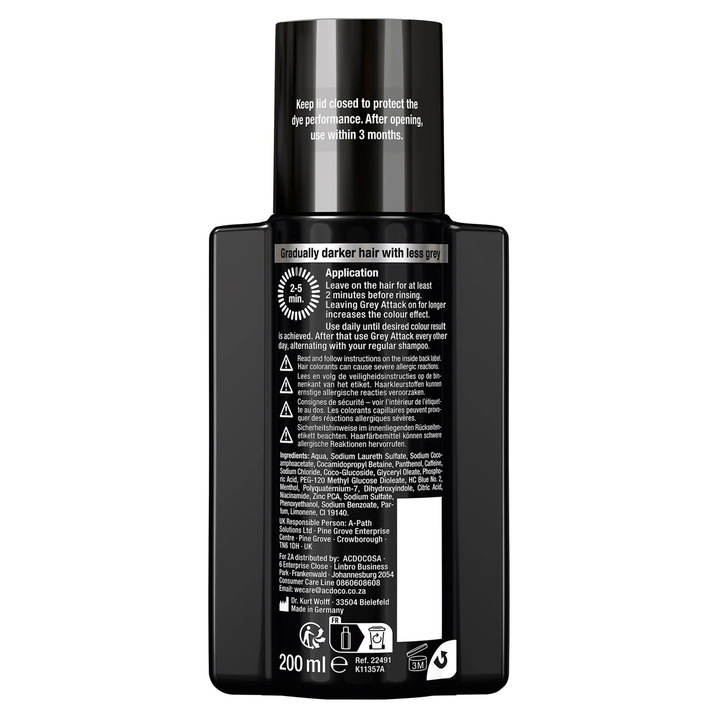 Grey Attack Shampoo 200ml by ALPECIN