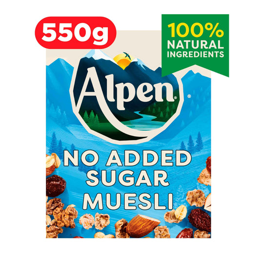 Muesli No Added Sugar 550g by ALPEN