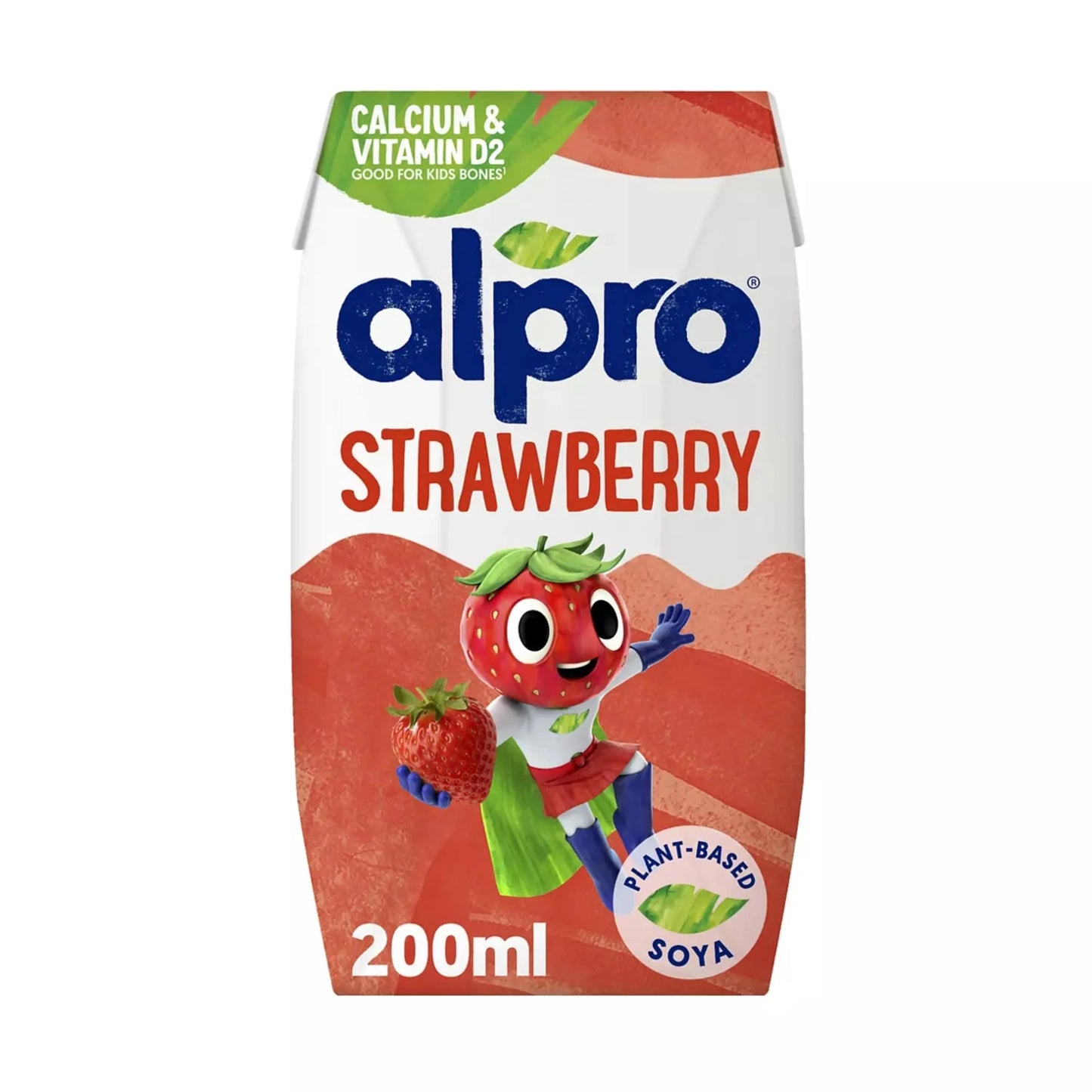 Kids Soya Strawberry Long Life Dairy by alpro