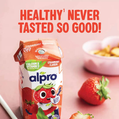 Kids Soya Strawberry Long Life Dairy by alpro