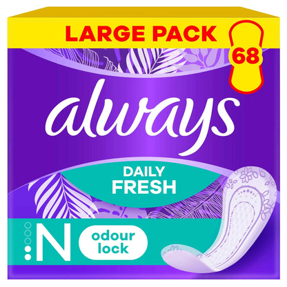 Dailies 3 In 1 Panty Liners 68 Pack by always