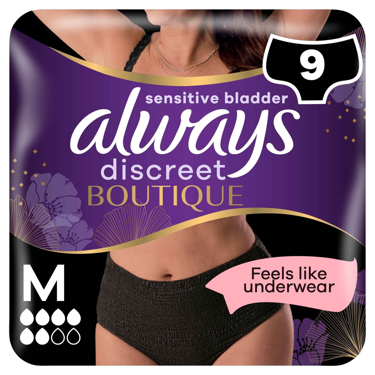 Discreet Boutique Incontinence Pants by always