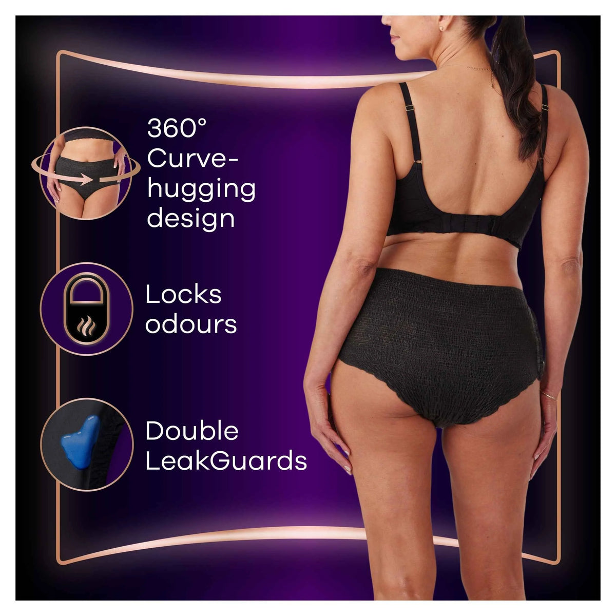 Discreet Boutique Incontinence Pants by always