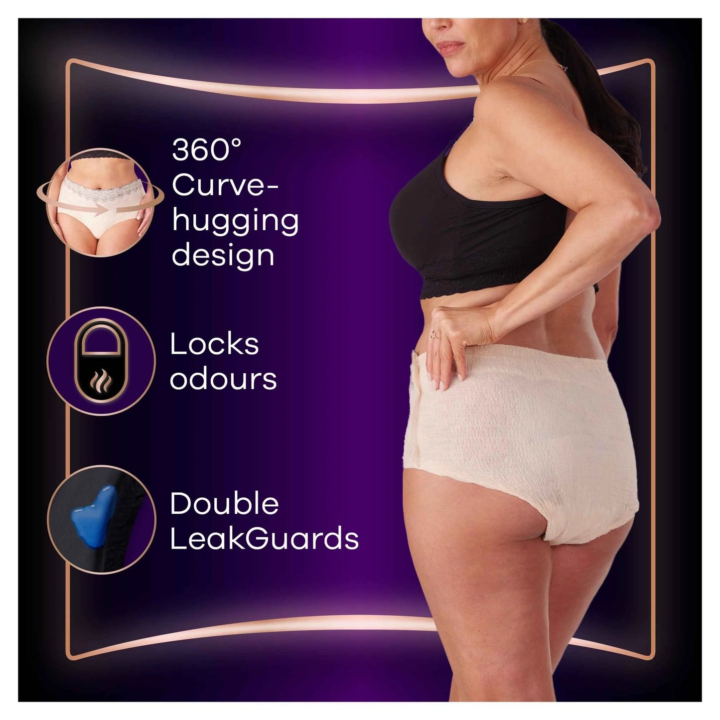 Discreet Boutique Incontinence Pants by always