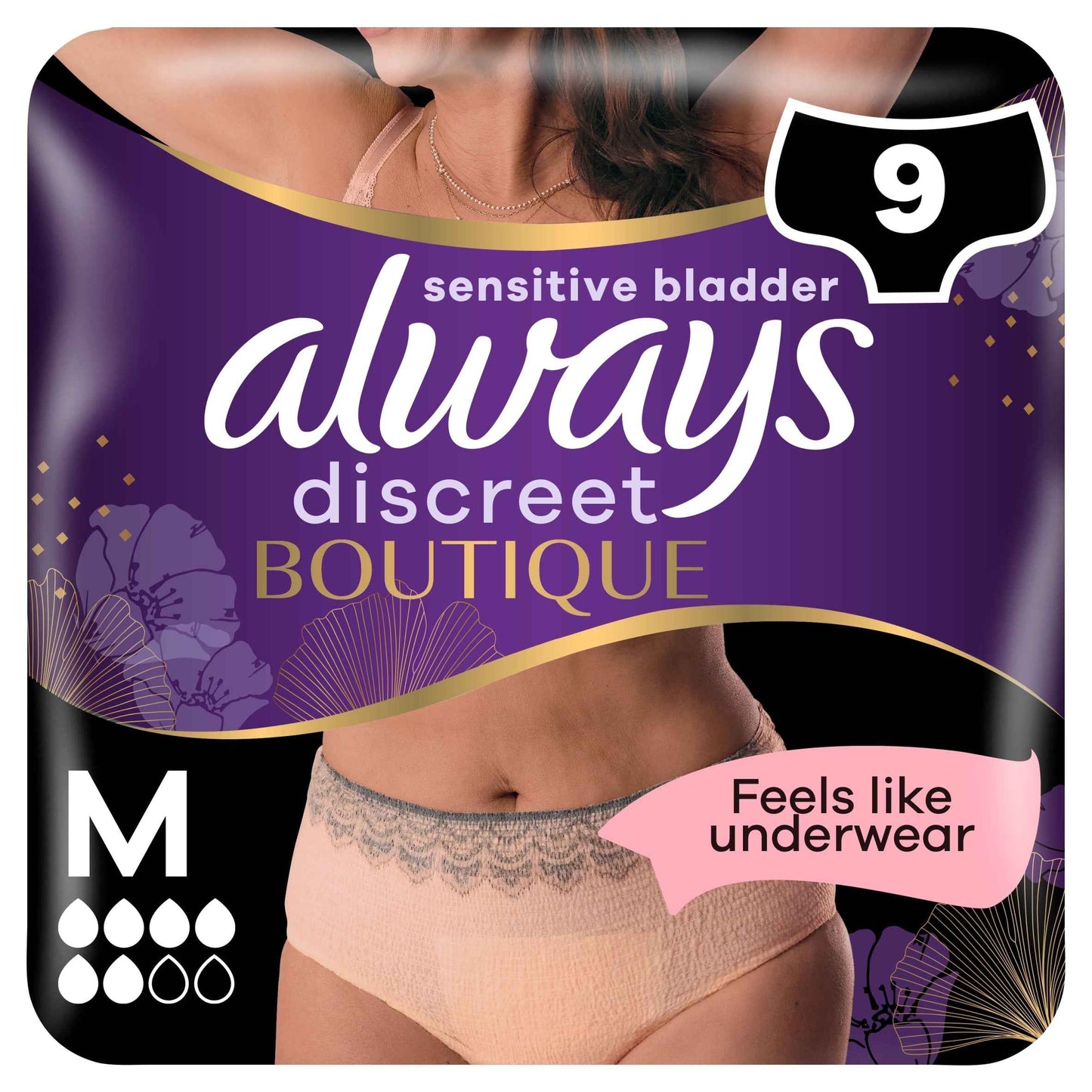 Discreet Boutique Incontinence Pants by always