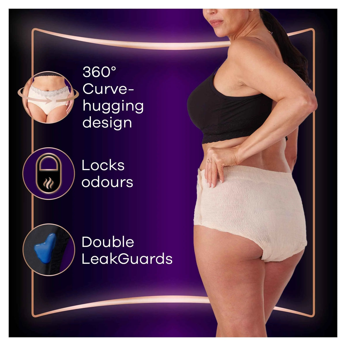 Discreet Boutique Incontinence Pants by always