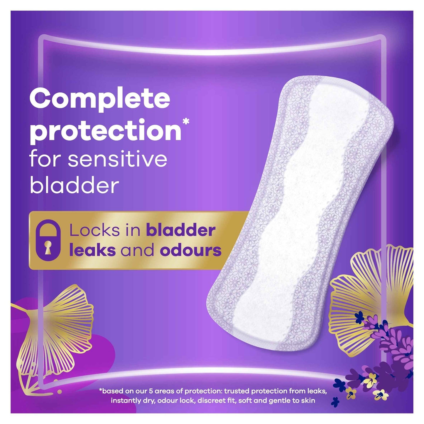 Discreet Incontinence Liners Normal 24 by always