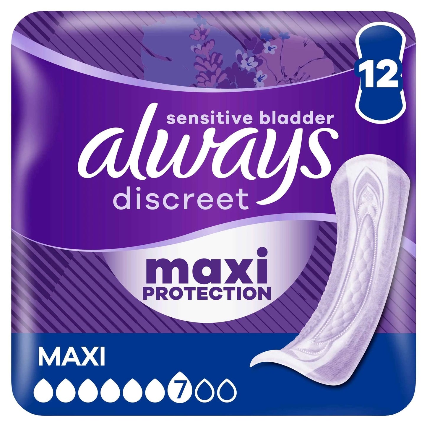 Discreet Incontinence Pads Ultimate Day by always