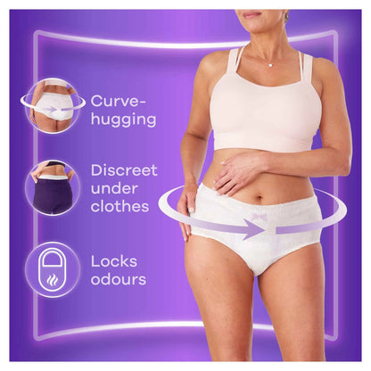 Discreet Incontinence Pants Normal Medium 12 Pack by always