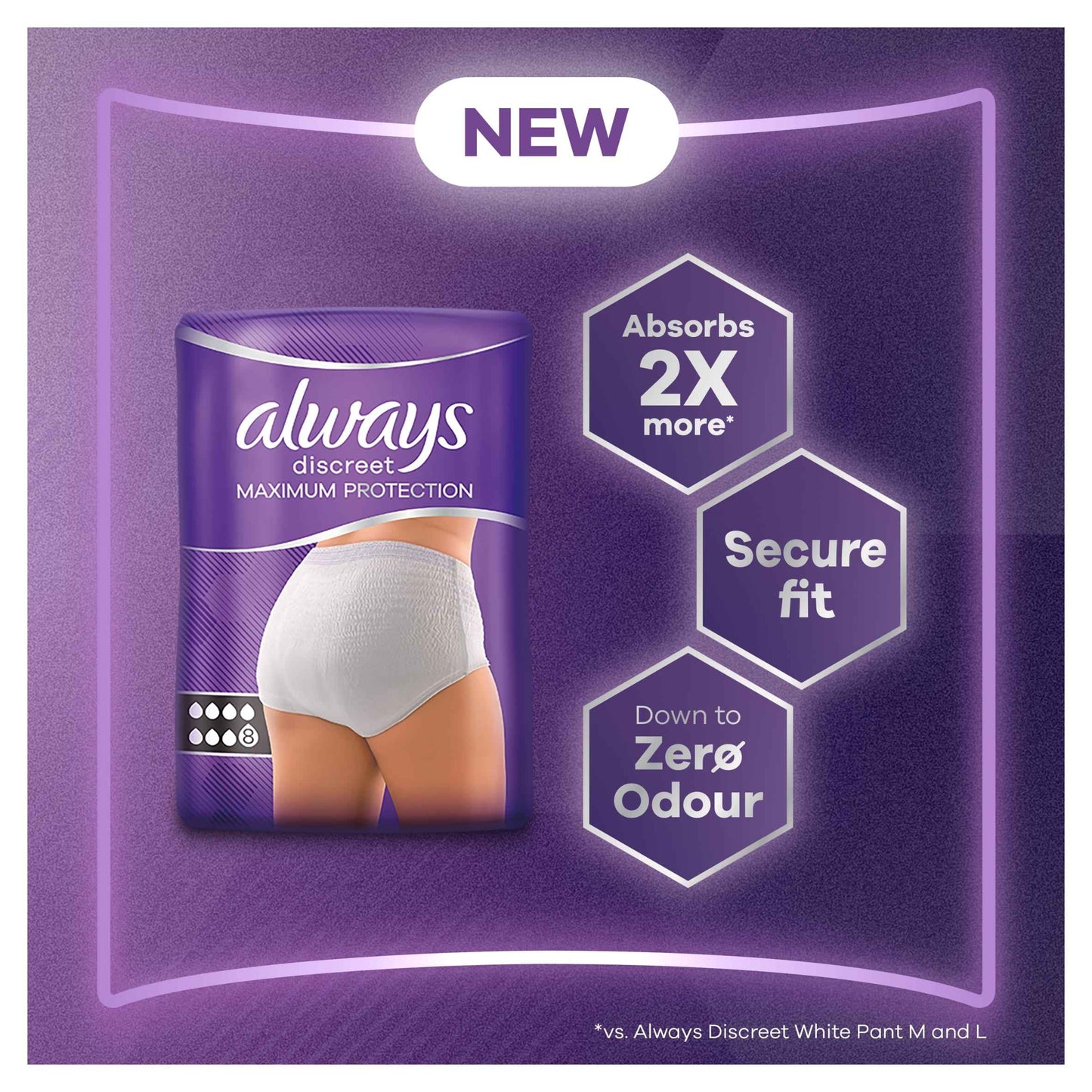 Discreet Maximum Protection by always