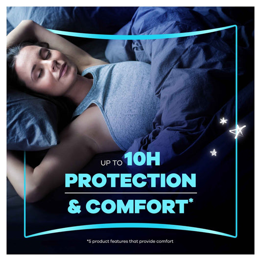 Platinum Secure Night 12 Sanitary Pads With Wings Size 4 by always