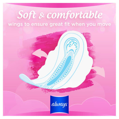 Sensitive Long Size 2 Sanitary Towels With Wings 12 Pack by always