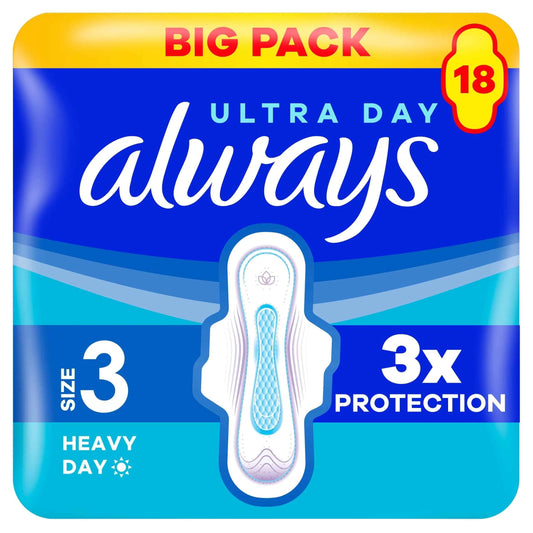 Ultra Day & Night Sanitary Towels Size by always