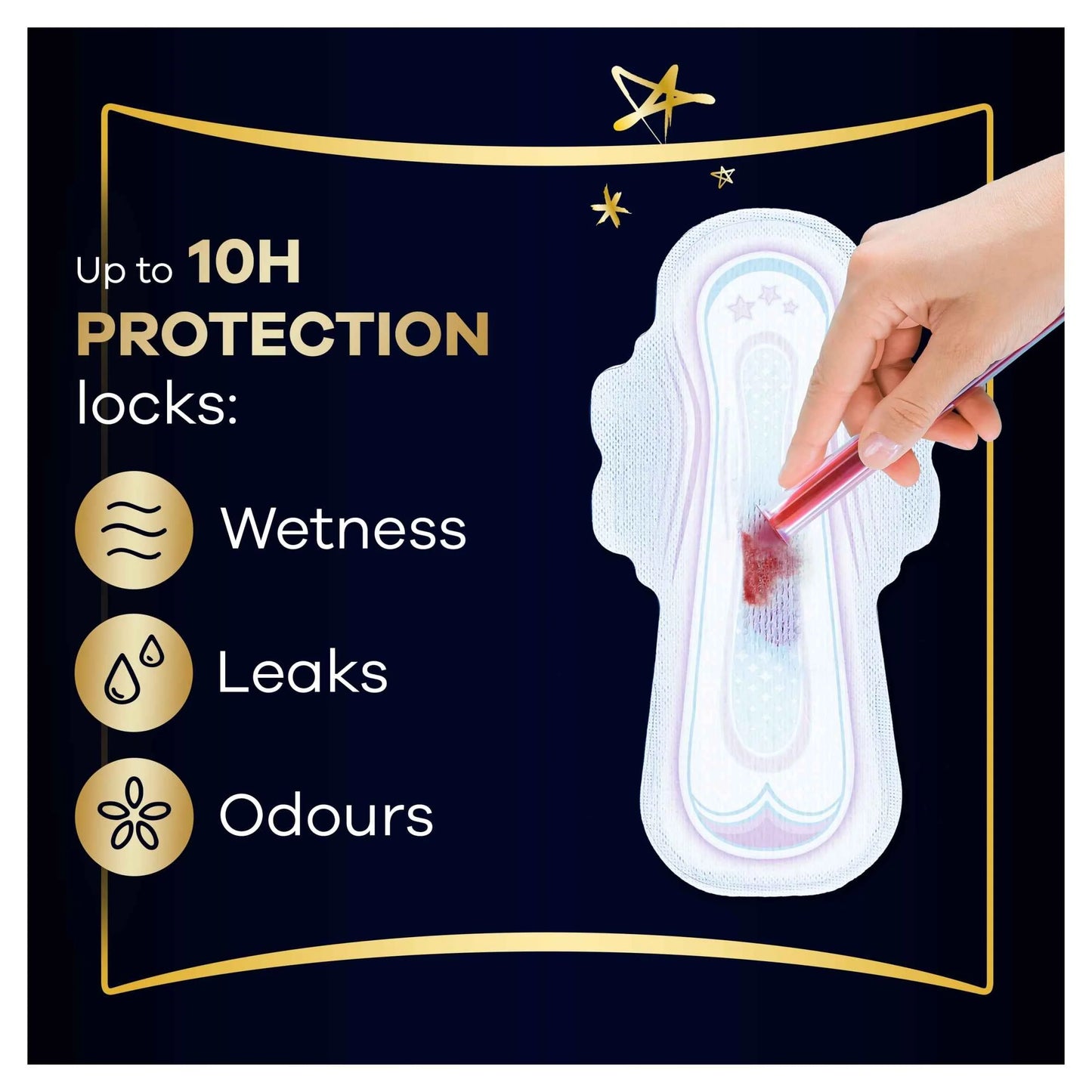 Ultra Secure Night Size 4 Sanitary by always