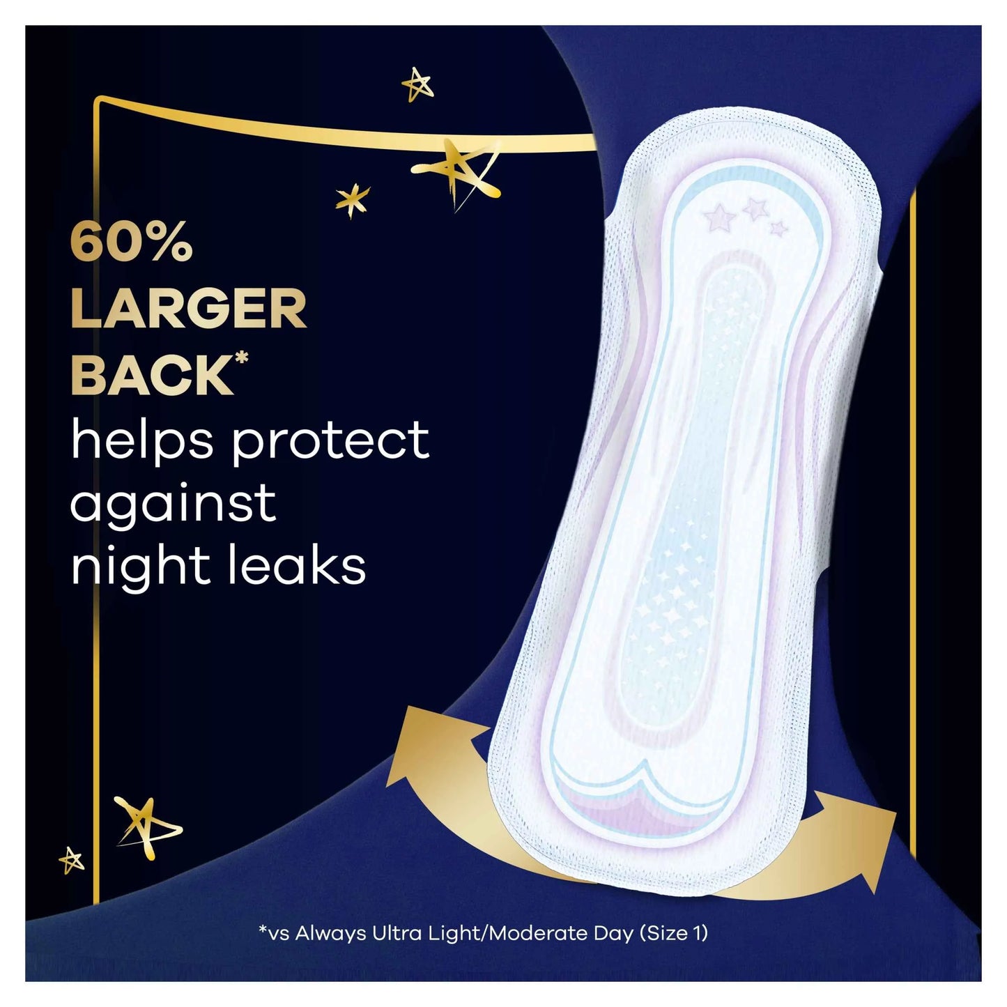 Ultra Secure Night Size 4 Sanitary by always