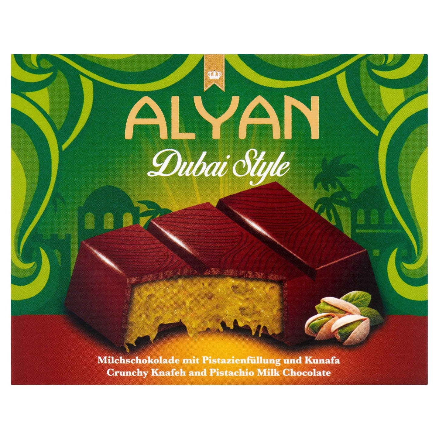 Dubai Pistachio Chocolate 100 G by ALYAN