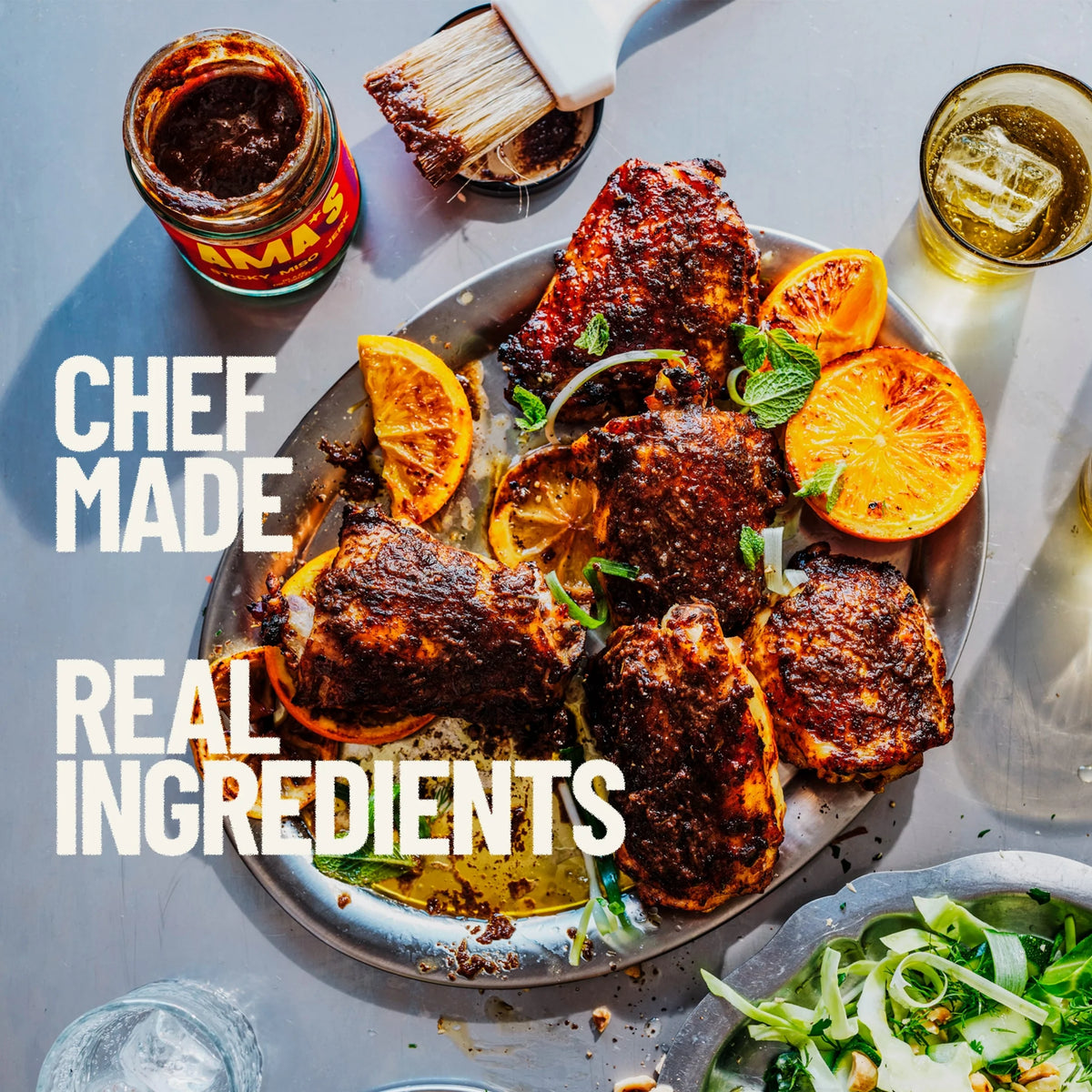 Ama's Sticky Miso Jerk Sauce 185g by AMA’S