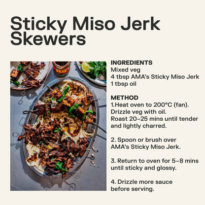 Ama's Sticky Miso Jerk Sauce 185g by AMA’S