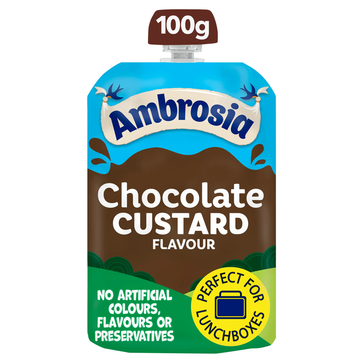 Chocolate Custard Dessert Snack by Ambrosia at The British Vault