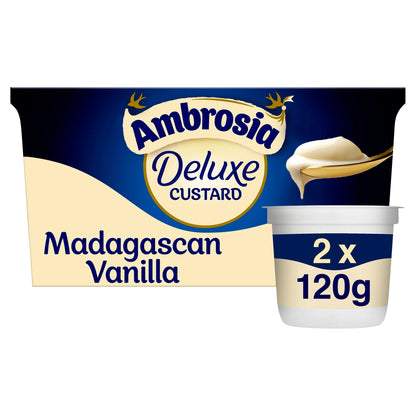 Deluxe Custard - Madagascan Vanilla 2 X 120g by Ambrosia