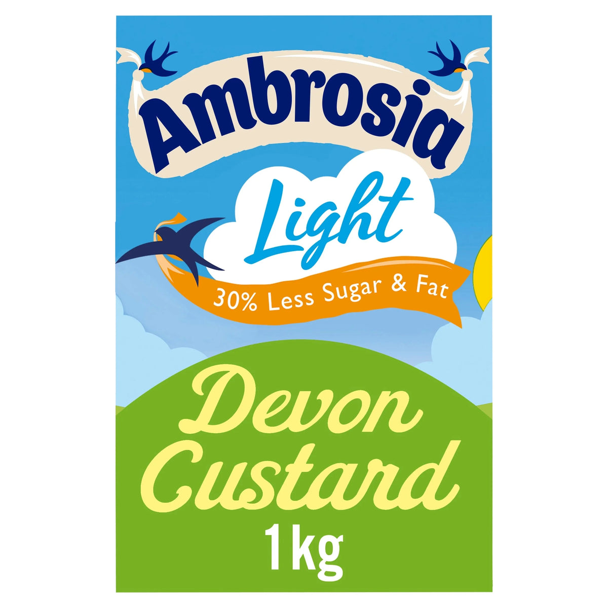 Light Devon Custard 1 Kilograms by Ambrosia