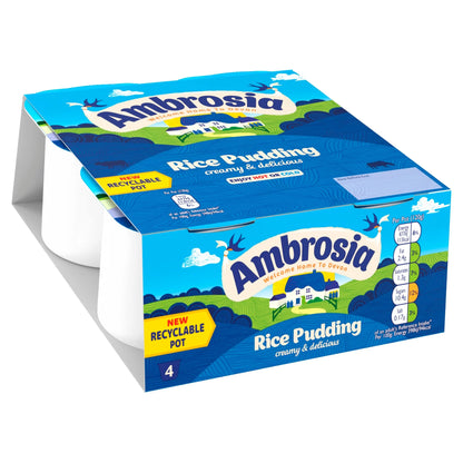 Ready To Eat Creamed Rice Pudding 4 by Ambrosia