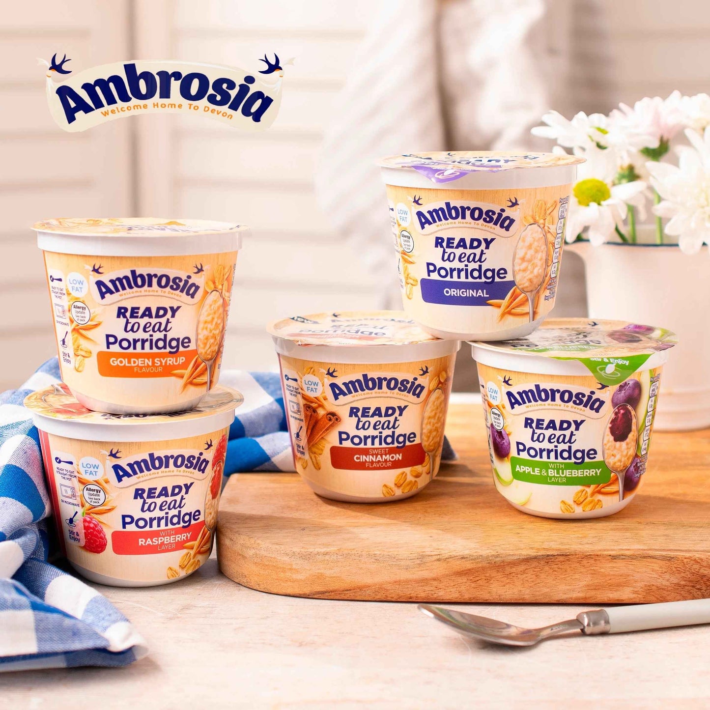 Ready To Eat Porridge Oat Cereal Pot by Ambrosia