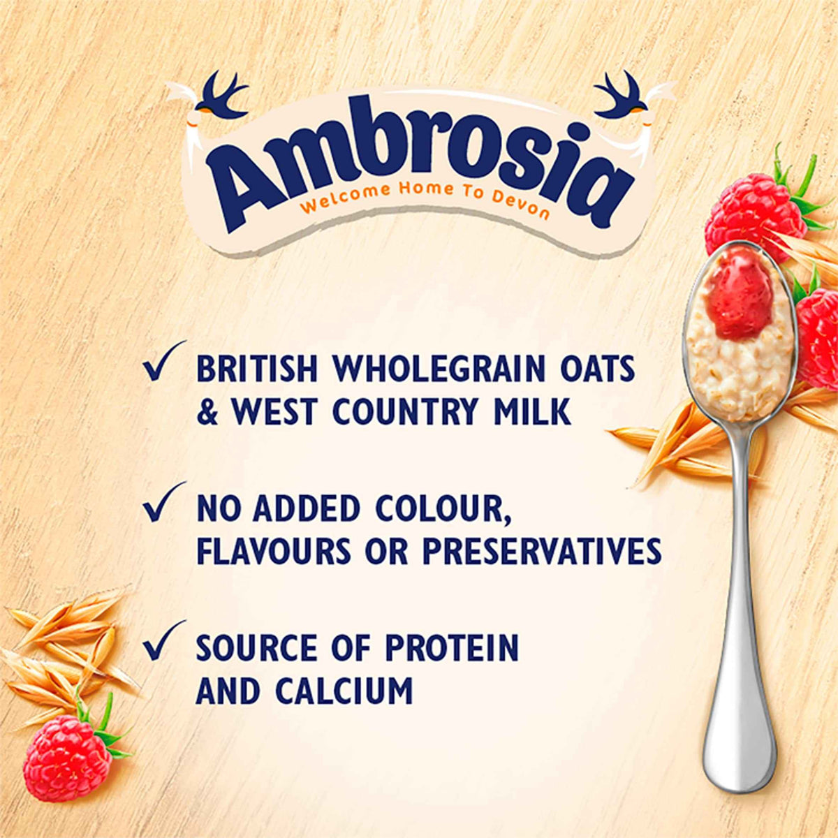 Ready To Eat Porridge Oat Cereal Pot by Ambrosia
