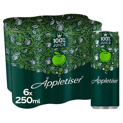 100% Apple Juice Lightly Sparkling 6x250 Ml by APPLETISER