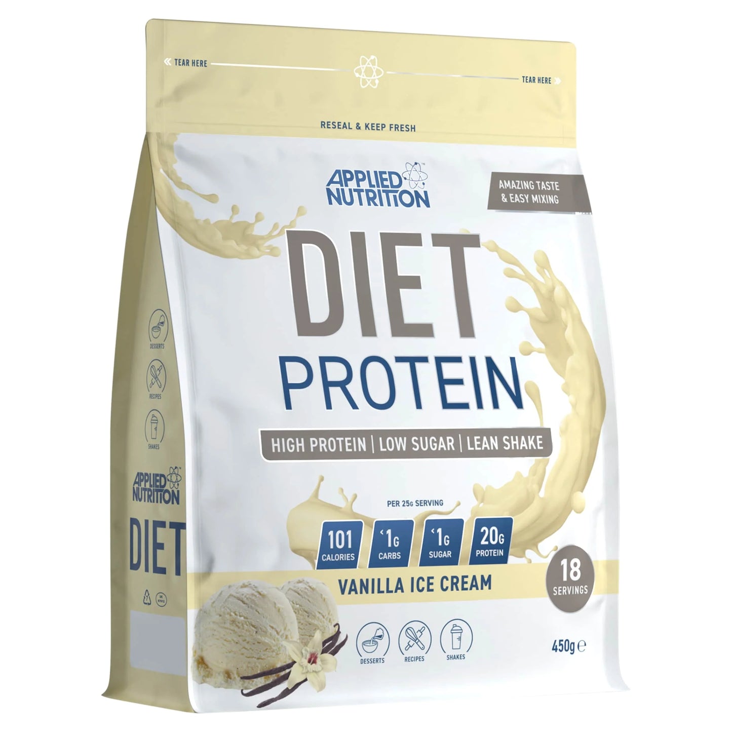 Diet Protein Powder Vanilla by Applied Nutrition