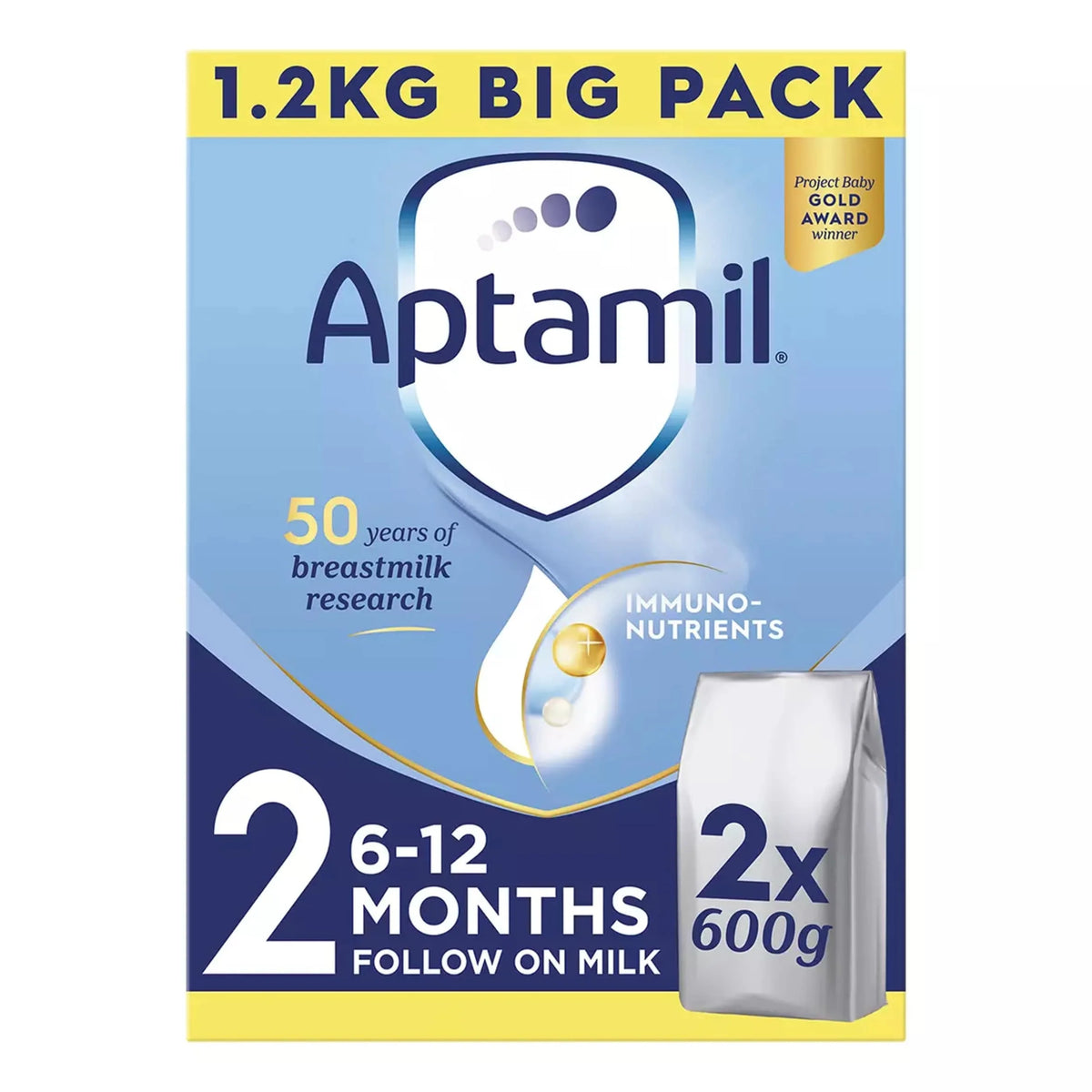 2 Follow On Baby Milk Formula Powder by Aptamil