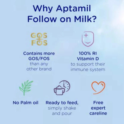 2 Follow On Milk Ready To Drink 6-12 Months 6 X 200ml by Aptamil