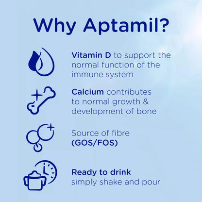 3 Toddler Milk Formula Liquid Ready To Feed 1-3 Years 200ml by Aptamil