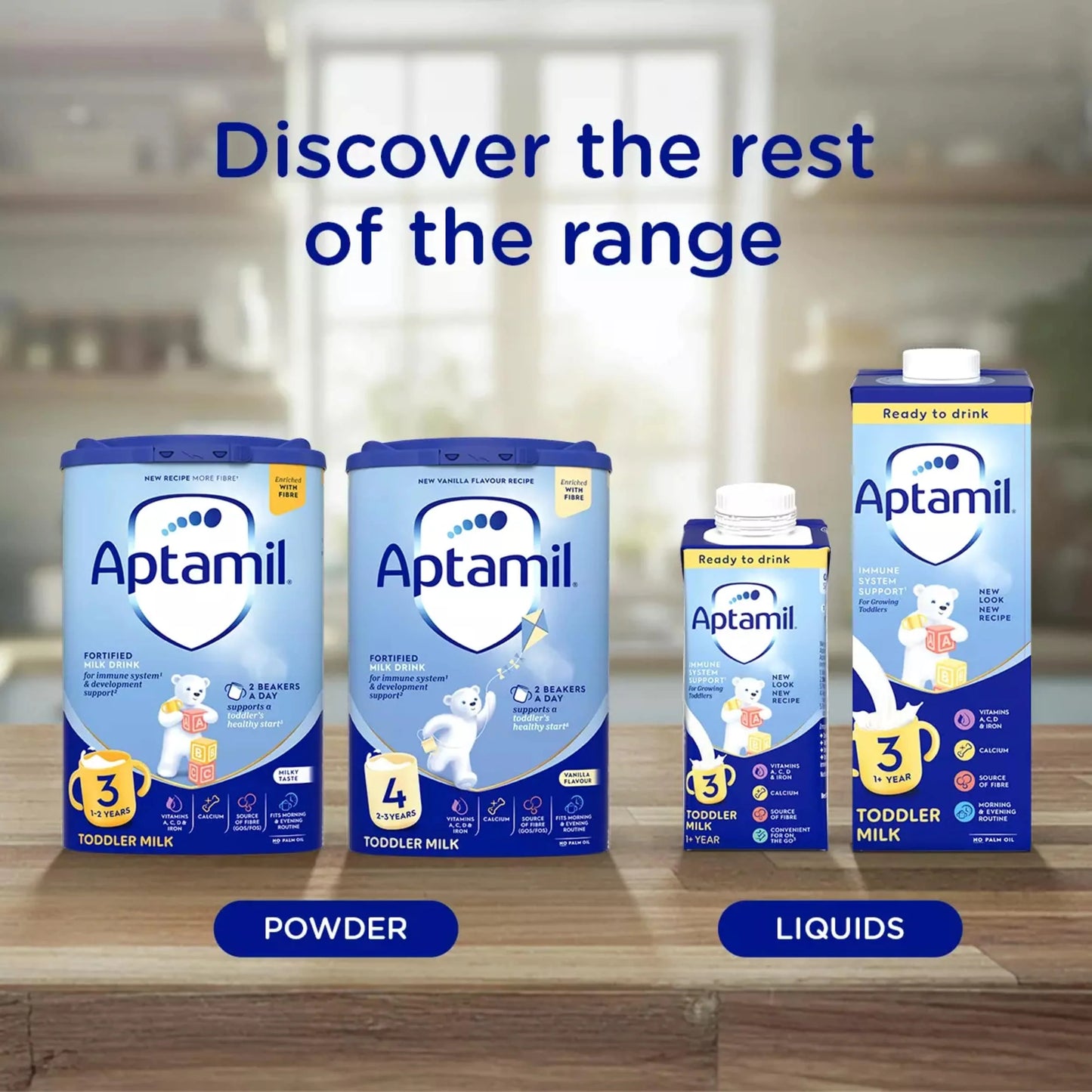 3 Toddler Milk Formula Powder 1+ Years 800g by Aptamil