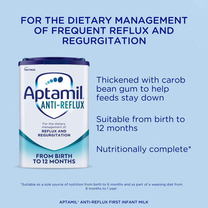 Anti-reflux Baby Milk Formula Powder by Aptamil