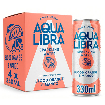 Sparkling Water Blood Orange & by AQUA LIBRA at The British Vault