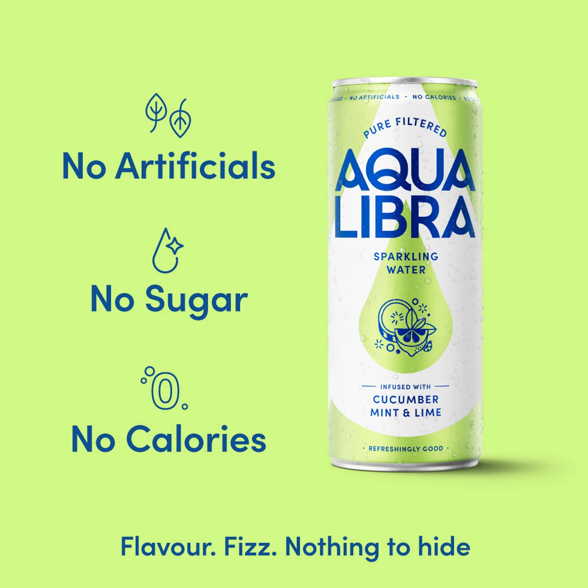 Sparkling Water Cucumber Mint And by AQUA LIBRA