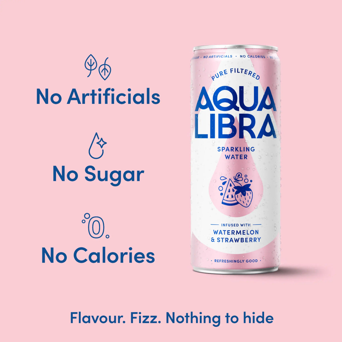 Sparkling Water Watermelon & by AQUA LIBRA at The British Vault