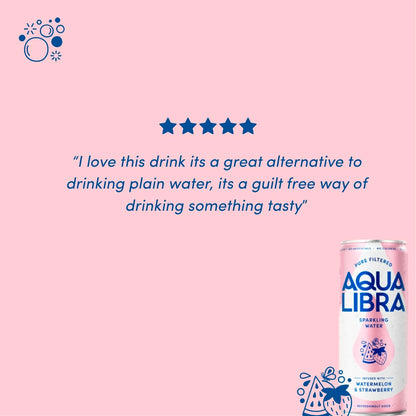 Sparkling Water Watermelon & by AQUA LIBRA at The British Vault