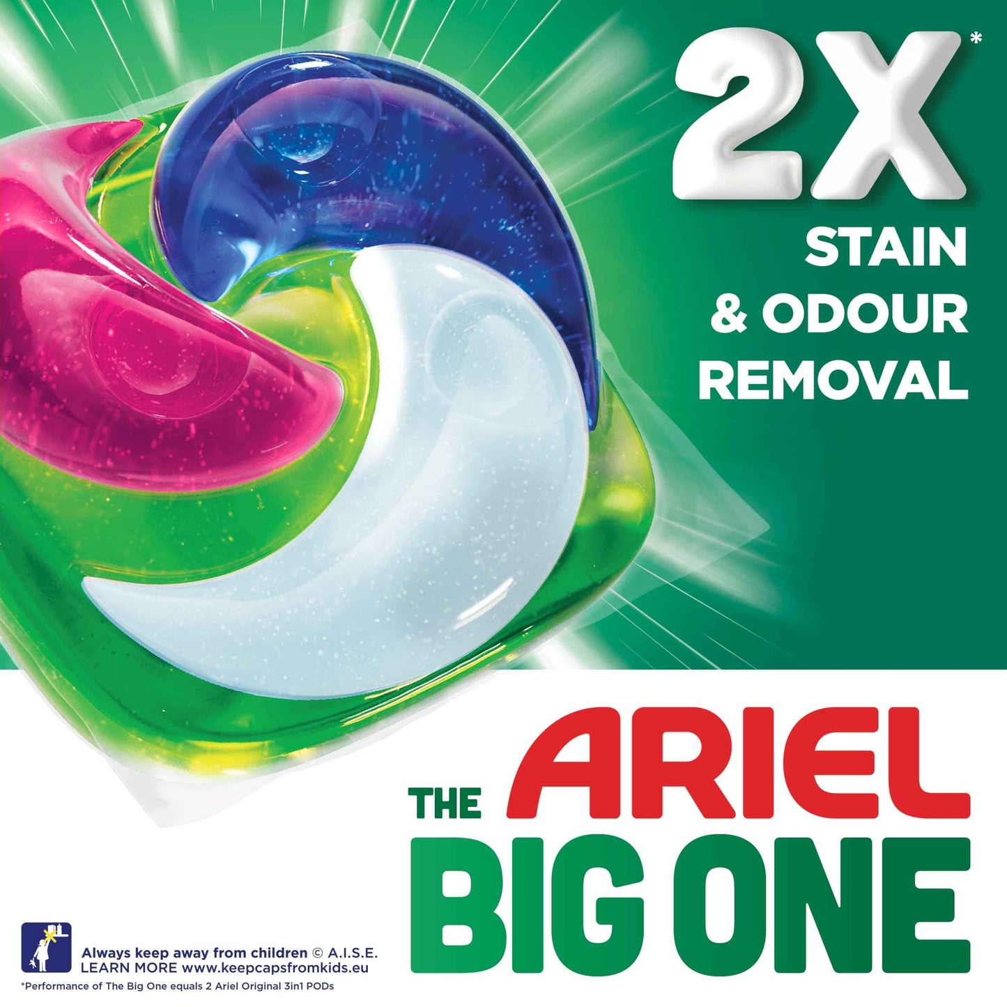 The Big One Colour Washing Liquid Pods by ARIEL