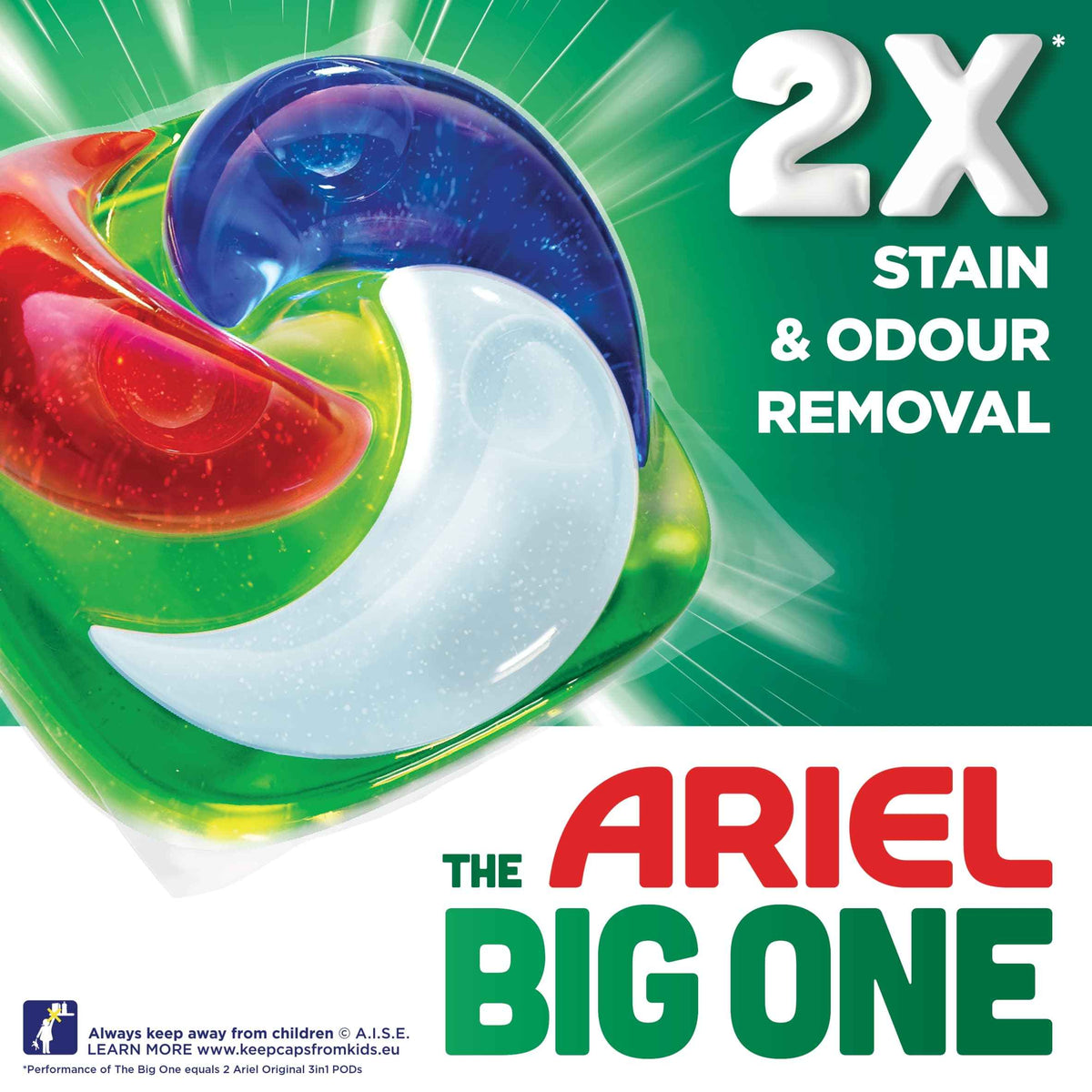The Big One Original Washing Liquid Pods 29 Washes 1052.7g by ARIEL