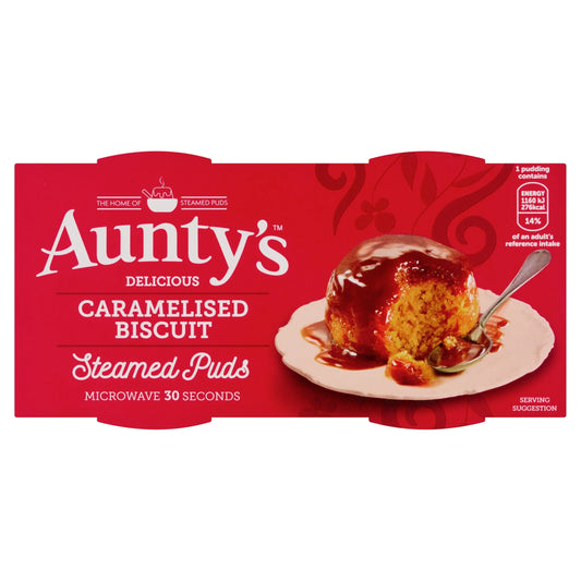 Caramelised Biscuit Steamed Puds 2x95g by AUNTYS