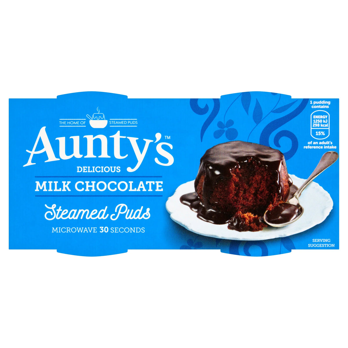 Chocolate Puddings 2 X 95g by AUNTYS at The British Vault