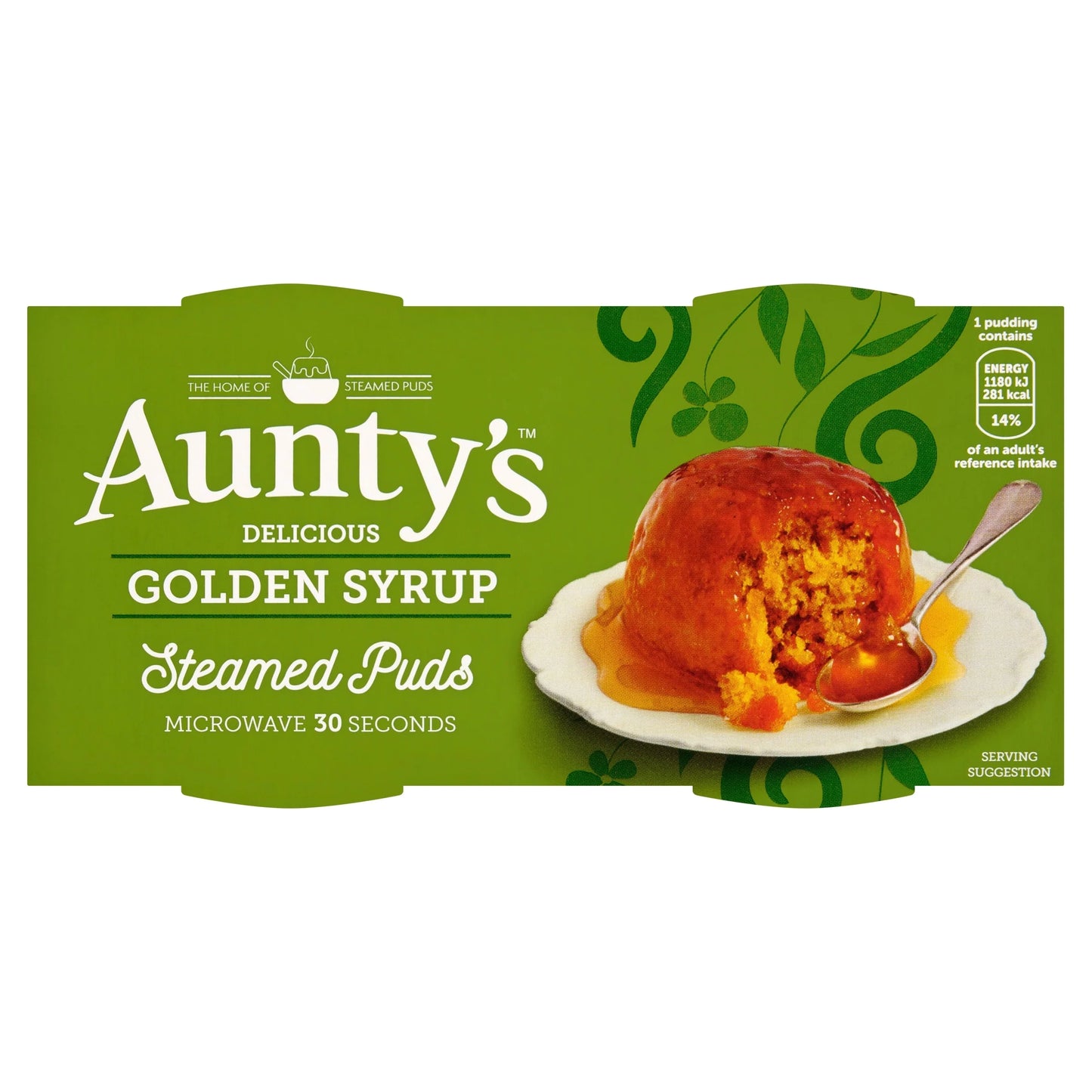 Golden Syrup Steamed Puddings 2 X 95g by AUNTYS