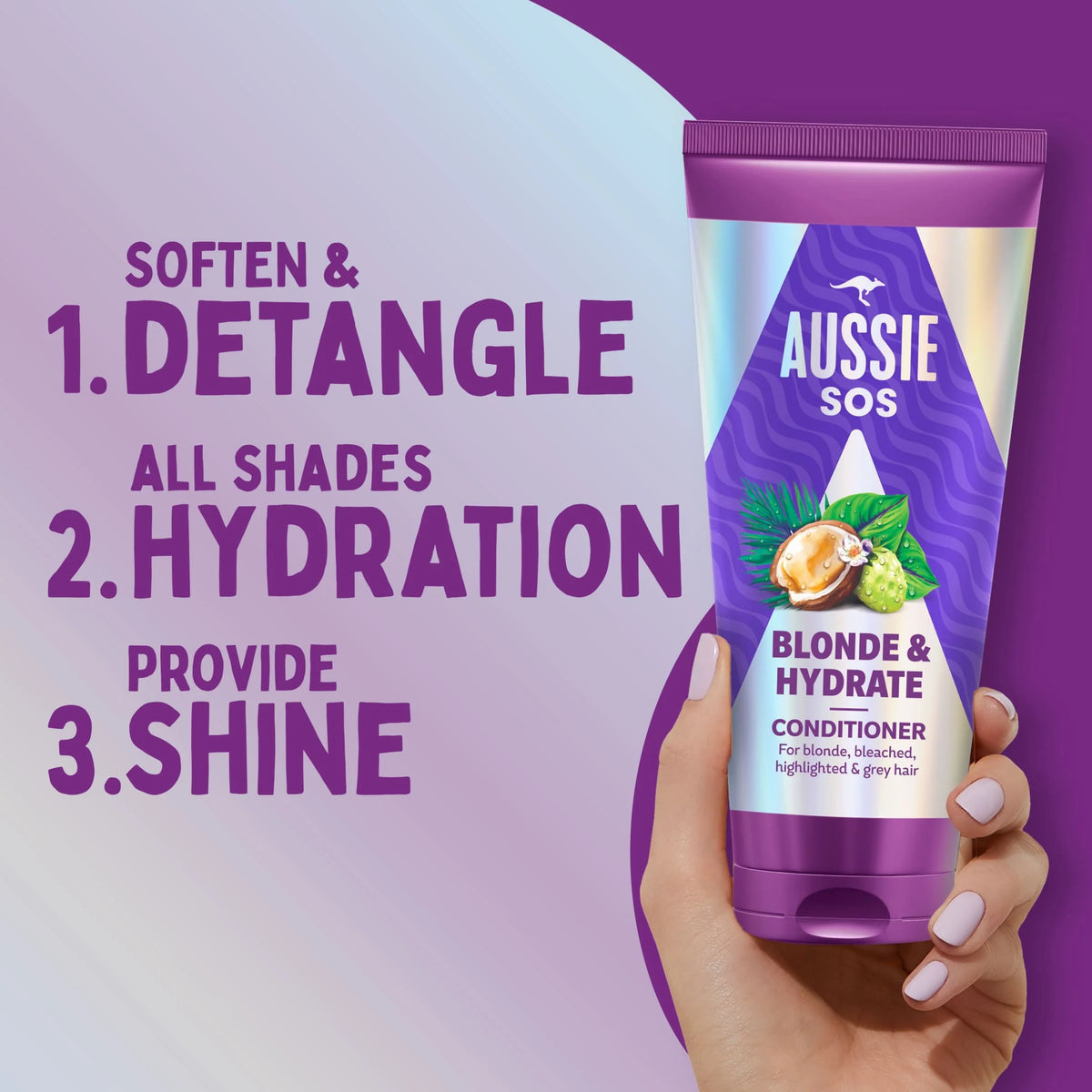 Aussie Sos Blonde & Hydrate Conditioner 200ml by PROCTER AND GAMBLE